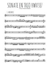 Sonate en trio Hwv387, 1. Andante de Georg Friedrich Händel
